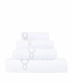 Hot Sale 😍 Abyss & Habidecor Décor Silver Trim Bath Sheet 105cm x 180cm 109 SILVER Towels 👏