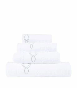 Cheap 🔥 Abyss & Habidecor Décor Silver Trim Bath Towel (70cm x 140cm) 109 SILVER Towels 🔥