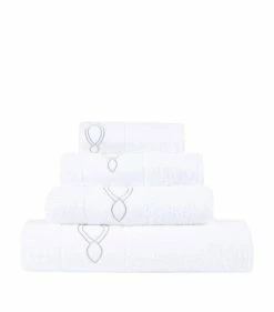 Best deal π Abyss & Habidecor DΓ©cor Silver Trim Guest Towel 40cm x 75cm 109 SILVER Towels π