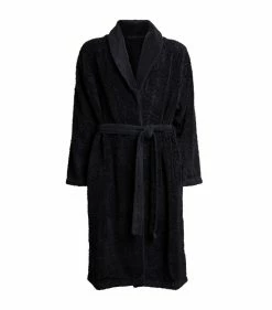 Best deal ✔️ Abyss & Habidecor Egyptian Cotton Superpile Bathrobe (Medium) 990 BLACK👗 Dressing Gowns 😀