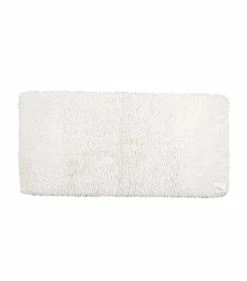Discount 😍 Abyss & Habidecor Shag Bath Mat (70cm x 140cm) WHITE Bath Mats 🧨