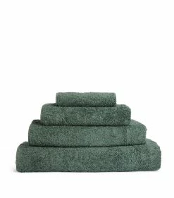 Budget 🛒 Abyss & Habidecor Super Pile Face Towel (30cm x 30cm) 280 EVERGREEN Towels ⭐